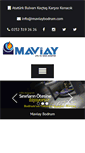 Mobile Screenshot of maviaybodrum.com